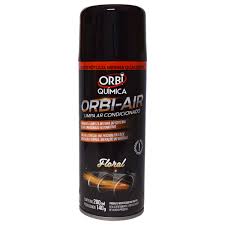 LIMPA AR CONDICIONADO CARRO FLORAL .200ML ORBI