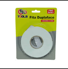 FITA ADESIVA DUPLA FACE DE PLASTICO PE+EVA 5 METROS FBG-3081