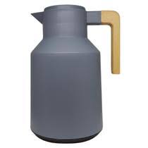 Garrafa Térmica Inox 1 Litro Com Visor de Temperatura Antiderramamento