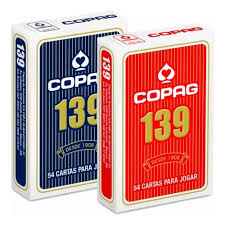 Baralho Copag 139 - Azul ou Vermelho (reciclado)