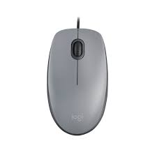 Mouse com fio Logitech M110S Cinza USB