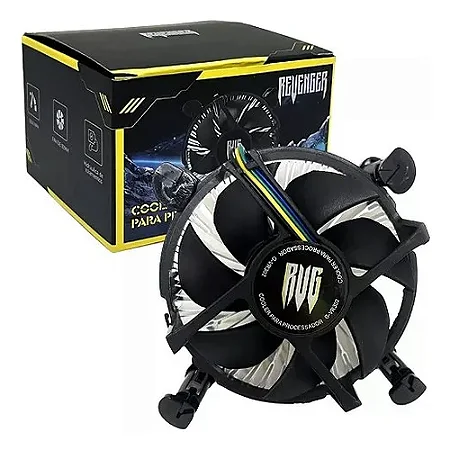 Cooler universal para processadores, dissipador de calor integrado