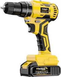 Furadeira e Parafusadeira sem fio com 2 Baterias Hoopson 21V