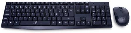 TECLADO E MOUSE SEM FIO ARTECK 2 EM 1 2.4G 1600DPI PRETO
