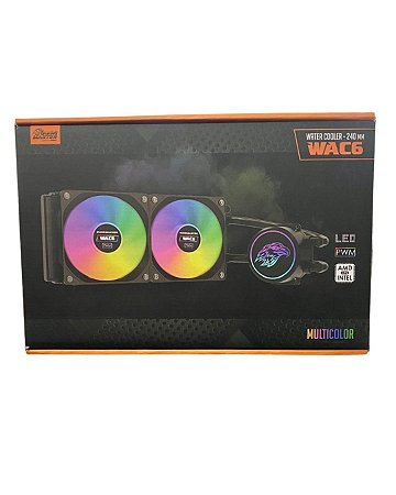 Water Cooler Kmex Wac6 Ice Gun 240mm 2 Coolers Branco Intel/amd Led Rgb