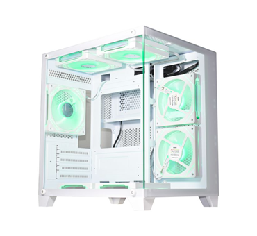 GABINETE GAMER K-MEX AQUÁRIO MICRO III M.0305 BRANCO