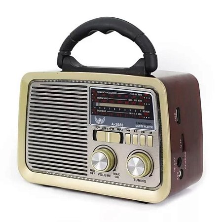 RADIO AM/FM RETRÔ ALTOMEX A-3188