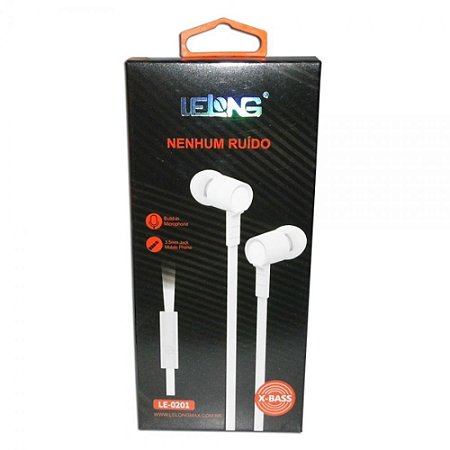 Fone de Ouvido Lelong P2 com Mic. LE-0201