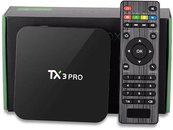 Tv Box 4k 2gb Ram 16gb Rom TX3 pró bluetooth