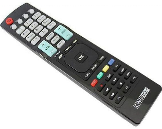 CONTROLE REMOTO PARA RECEPTOR CINEBOX TODOS