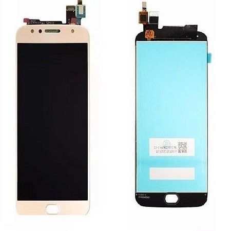 Frontal Motorola Moto G5S Plus Dourada