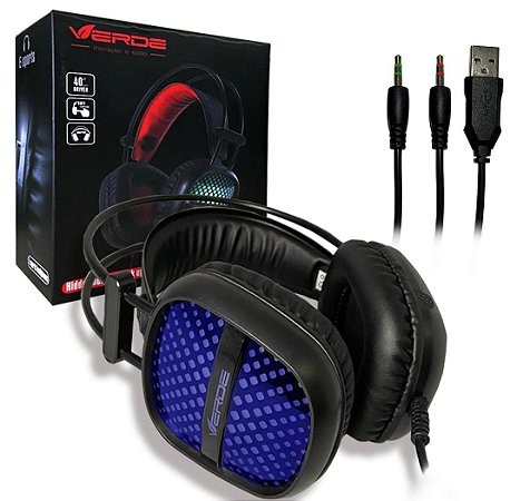 Fone De Ouvido Headset Gamer Com Microfone E Led EJ-008