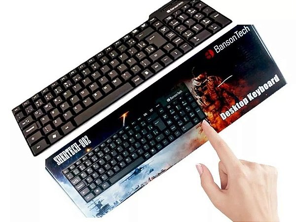 Teclado Comum USB Banson Tech