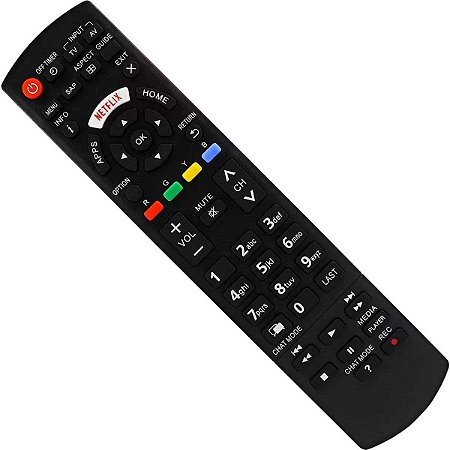 CONTROLE REMOTE TV PANASONIC NETFLIX 8058