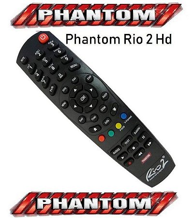 CONTROLE REMOTO PARA RECEPTOR PHANTON RIO 2