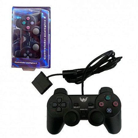 Controle Ps2 com Fio no Blister