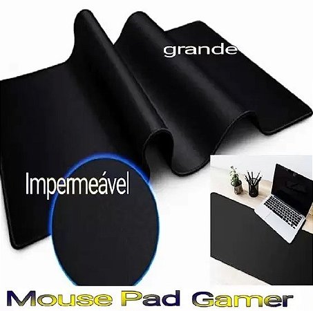 Mousepad Gamer Extra Grande Mouse e Teclado 70x35 Pc