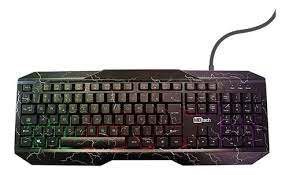 Teclado Gamer com Backlighting Led color Usb Mbtech