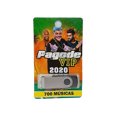 Pendrive musical 700-1000 musicas pagode vip 2020