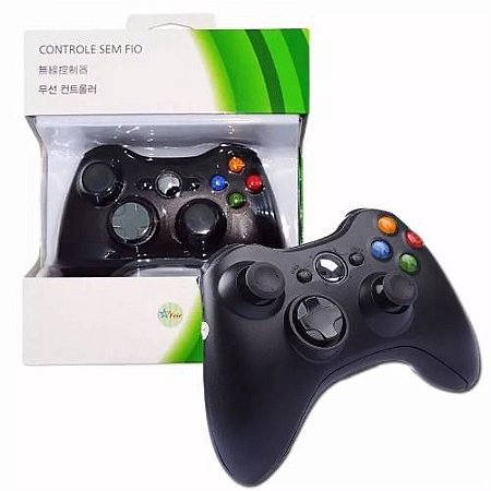 CONTROLE DE XBOX 360 SEM FIO ALTERNATIVO