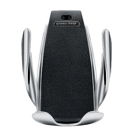 Carregador Celular De Carro Indução Trava Automática 2 Em 1