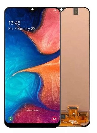 Frontal Samsung A20S Preto