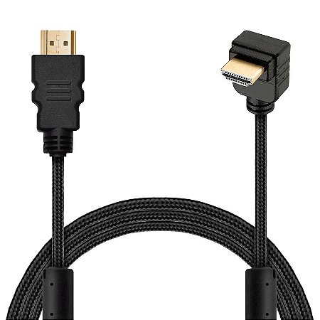 Cabo Hdmi x Hdmi 2 Metros ponta 90°