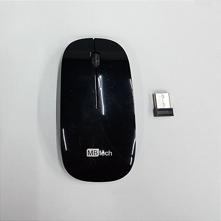 Mouse Optico Sem Fio MBtech slim 3200 DPIs 3 Botões MB54118