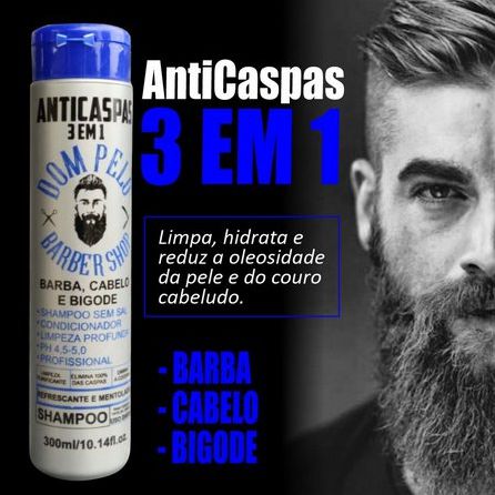 Shampoo 3 em 1  - Dom Pelo - 300mL