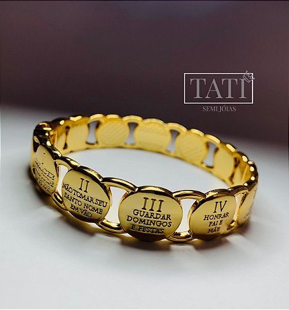 Bracelete 10 mandamentos