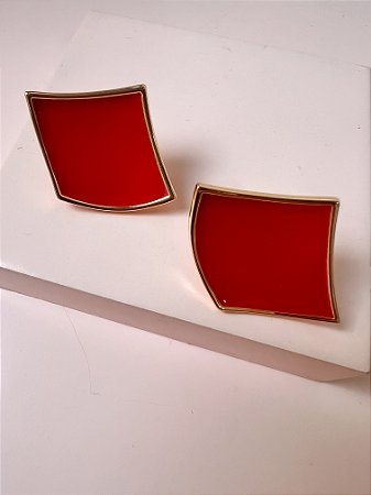 Brinco Geométrico Red G Ouro
