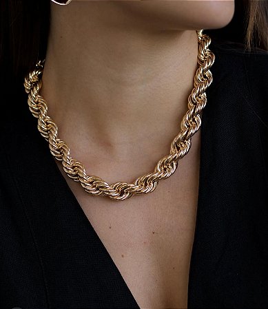 Cordão Baiano Maxi Ouro