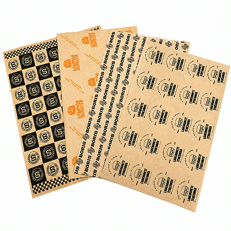 Papel Acoplado Kraft Personalizado 32x38 Lanche - 5000 unds
