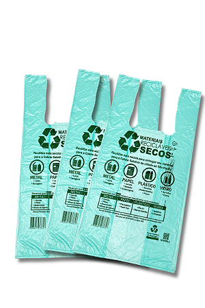 Sacola Plastica 48x54 Prefeitura Verde Para Mercado c/500