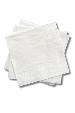 Guardanapo De Papel Branco 24x22 Folha Dupla Gourmet