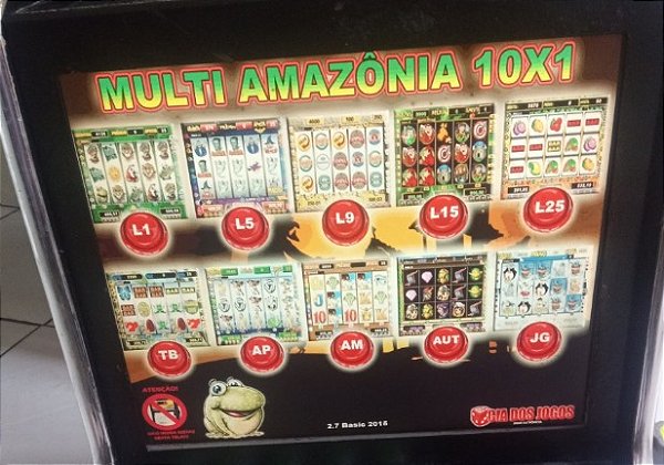 MATRIZ AMAZONAS 10X1 HALLLOWEEN - PARA MAQUINAS PROFISSIONAL + PACOTE 20 JOGOS