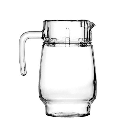 Jarra de vidro c/ tampa p/ Suco e Água 1,3 litros