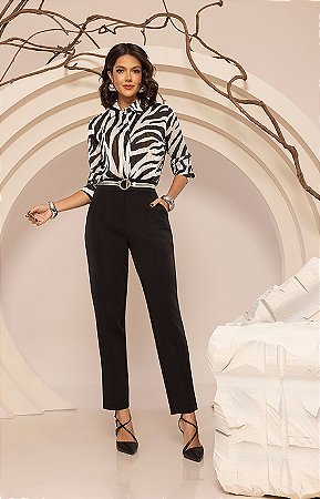 Calça Alfaiataria Cigarrete