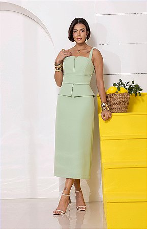 Vestido Midi Alfaiataria