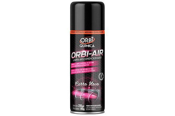 Orbi Quimica Limpa Ar Condicionado Carro Novo (200ml)