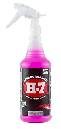 H-7 Desengraxante Removedor Multiuso Limpeza Pesada Spray (1l)