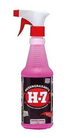 H-7 Desengraxante Removedor Multiuso Limpeza Pesada Spray (500ml)