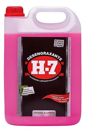 H-7 Desengraxante Removedor Multiuso Limpeza Pesada (5l)