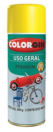 Colorgin Spray Uso Geral Amarelo 55081 (400ml)