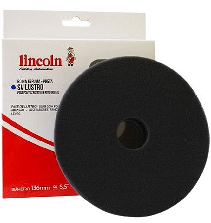 Lincoln Boina de Espuma Lustro Com Interface Preta 5,5"