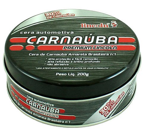 Lincoln Cera de Carnaúba Premium (200g)