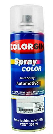 Colorgin Spray Color Preto Semi Brilho (300ml)