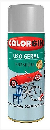 Colorgin Spray Uso Geral Prata Real 57061 (400ml)