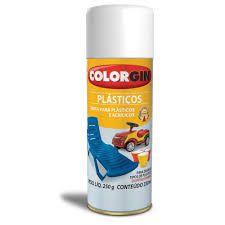 Colorgin Tinta Spray p/ Plasticos Branco (350ml)