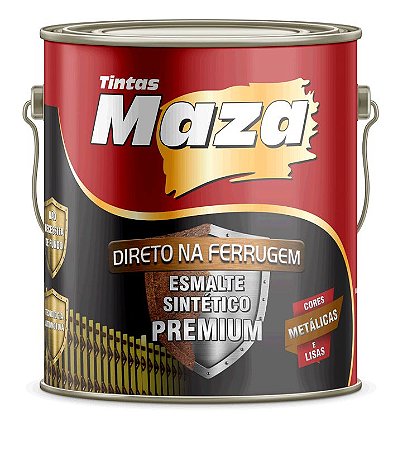 Maza Esmalte Direto Ferrugem Met Cinza Grafite (3,6ml)